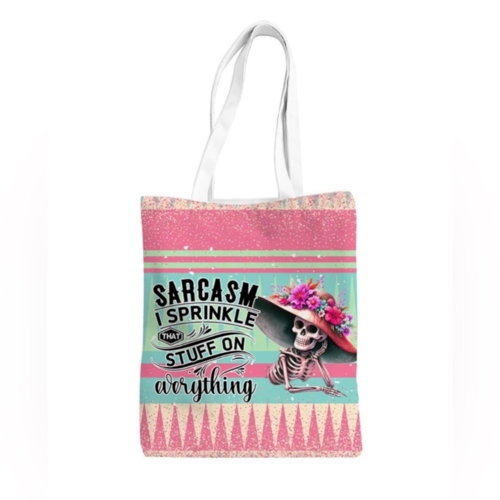 Colorful Skeleton Tote Bag